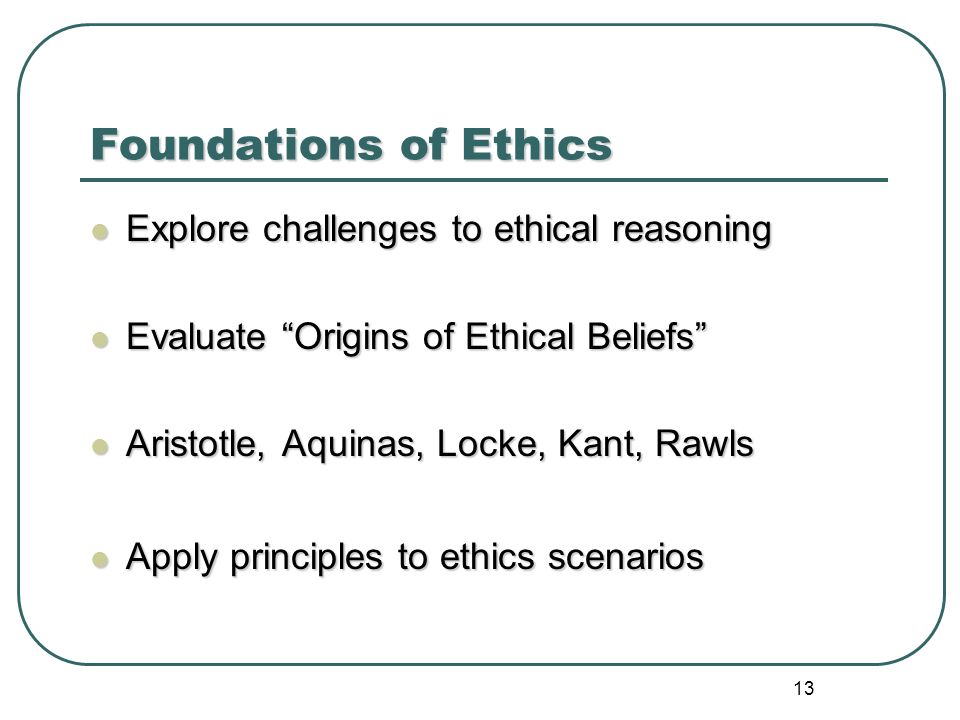 The Thinkers Guide to Ethical Reasoning